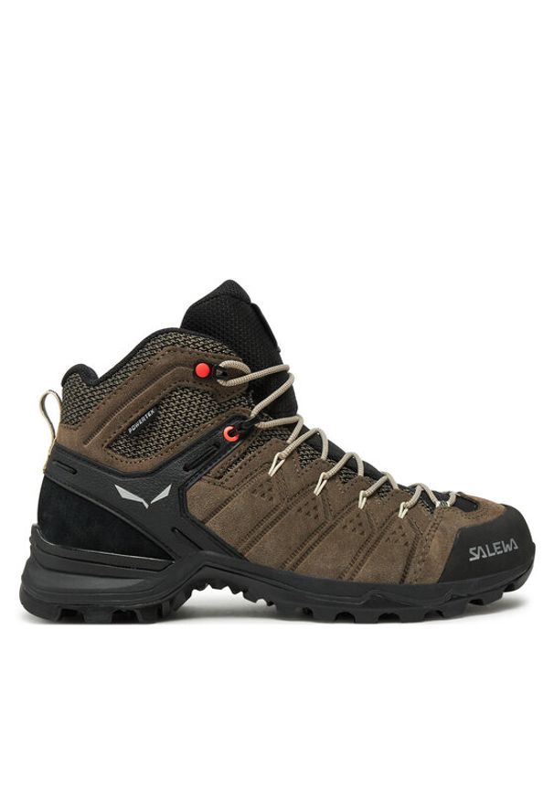 Salewa Trekkingi Ws Alp Mate Mid Wp 61385-5085 Brązowy. Kolor: brązowy. Materiał: skóra, zamsz