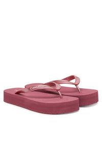 Calvin Klein Japonki Flatform Flip Flop Met Tpu HW0HW03120 Różowy. Kolor: różowy. Materiał: syntetyk #3
