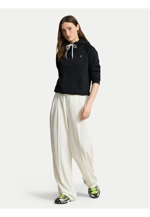 Polo Ralph Lauren Bluza Prl Shrknhd 211943007003 Czarny Regular Fit. Typ kołnierza: polo. Kolor: czarny. Materiał: bawełna