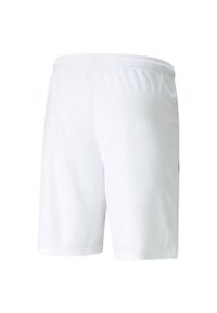 Puma - Męskie szorty piłkarskie teamLIGA PUMA White Black. Kolor: czarny, biały, wielokolorowy. Sport: piłka nożna