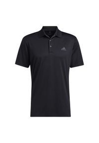 Adidas - Performance Primegreen Polo Shirt. Typ kołnierza: polo. Kolor: czarny