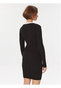 Gaudi Sukienka dzianinowa 321FD13009 Czarny Regular Fit. Kolor: czarny. Materiał: dzianina, wiskoza