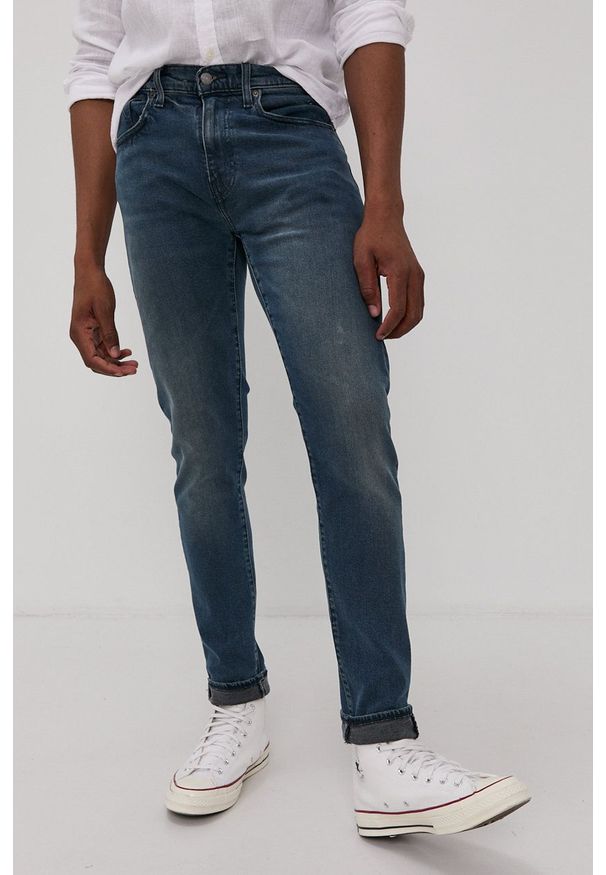 Levi's® - Levi's jeansy 512 męskie. Okazja: na spotkanie biznesowe. Kolor: niebieski. Styl: biznesowy