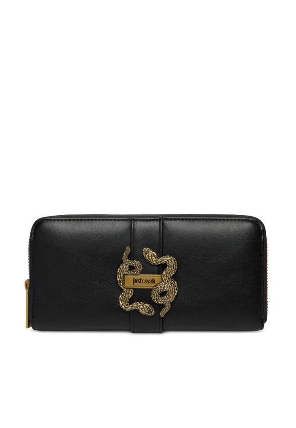 Portfel Just Cavalli. Kolor: czarny