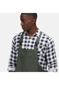 Regatta - Spodnie Z Szelkami Męskie Wodoodporne. Kolor: zielony. Sezon: lato. Sport: turystyka piesza #2