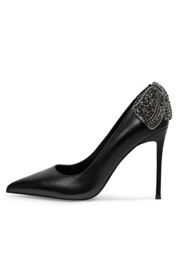 Eva Minge Szpilki OLIVIA-SLT3396-138 Czarny. Kolor: czarny. Materiał: skóra. Obcas: na szpilce