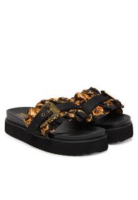 Versace Jeans Couture Klapki 80VA3SM5 ZS175 G89 Czarny. Kolor: czarny. Materiał: materiał #5