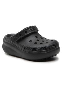 Klapki Crocs Model Classic Crush Clog Kolor Czarny. Kolor: czarny. Materiał: guma, materiał, syntetyk