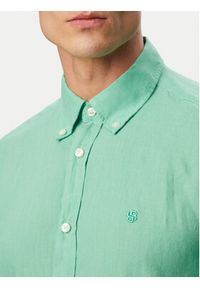 BOSS Koszula H-Liam 50556077 Zielony jasny Regular Fit. Kolor: zielony. Materiał: len #4