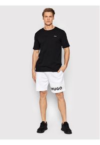 Hugo T-Shirt Dero222 50466158 Czarny Regular Fit. Kolor: czarny. Materiał: bawełna #2
