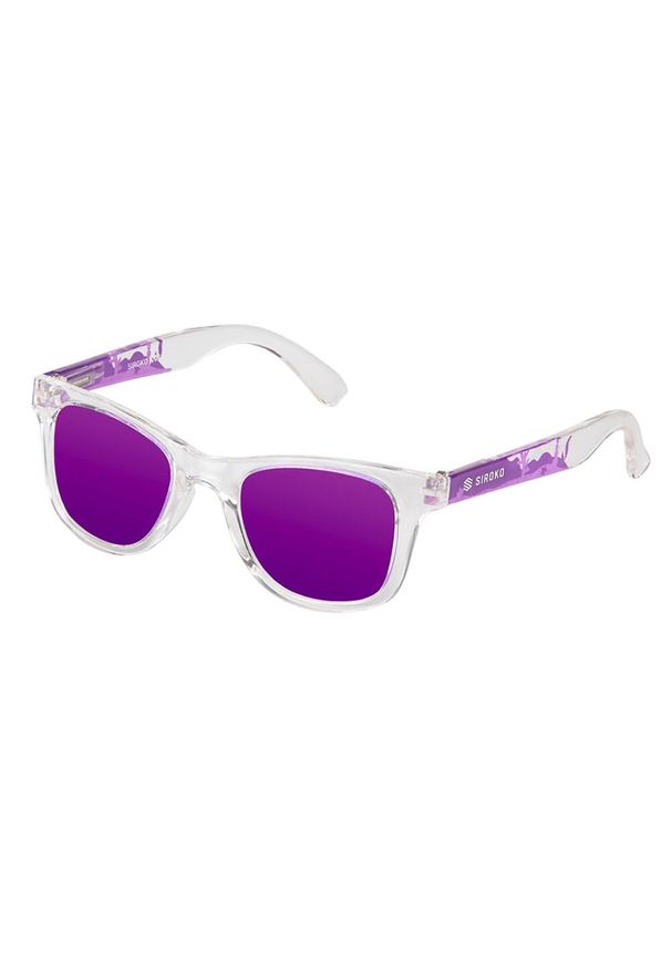 Dzieci Surf ęce okulary przeciwsłoneczne Jellyfish SIROKO Przezroczysty. Kolor: fioletowy