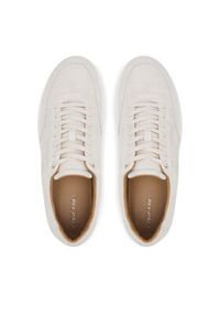 Calvin Klein Sneakersy Clean Cup Low Laceup Oxf Su HM0HM01880 Beżowy. Kolor: beżowy. Materiał: skóra #6