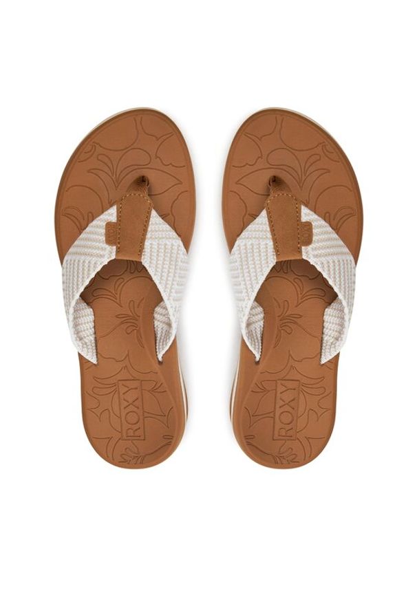 Roxy Japonki ARJL100899 Écru. Materiał: materiał