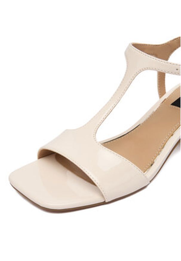 Nine West Sandały CEO-LS505187-14 Beżowy. Kolor: beżowy. Materiał: materiał