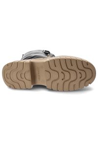 Czarne Botki Rieker Modne Ocieplane Obuwie Damskie. Okazja: na co dzień. Zapięcie: sznurówki. Kolor: czarny. Materiał: skóra ekologiczna, materiał. Styl: casual, elegancki #7