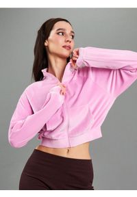 Sinsay - Bluza bomberka - różowy. Kolor: różowy #1
