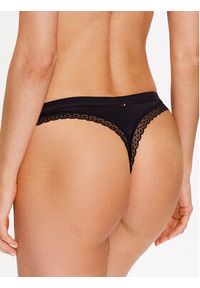 TOMMY HILFIGER - Tommy Hilfiger Stringi UW0UW04184 Czarny. Kolor: czarny. Materiał: syntetyk #3