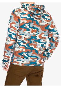 KAVU - Bluza z kapturem męska Kavu Sol Hoodie. Typ kołnierza: kaptur. Kolor: niebieski