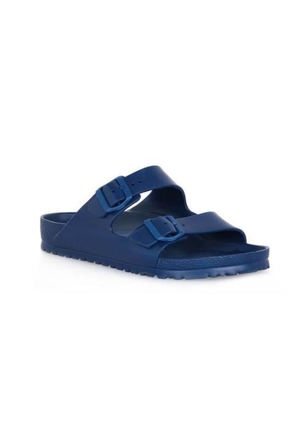 Klapki damskie Birkenstock Arizona Eva. Kolor: niebieski. Materiał: materiał, syntetyk