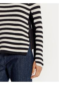 Oui - OUI Sweter 89169 Czarny Loose Fit. Kolor: czarny. Materiał: bawełna #3