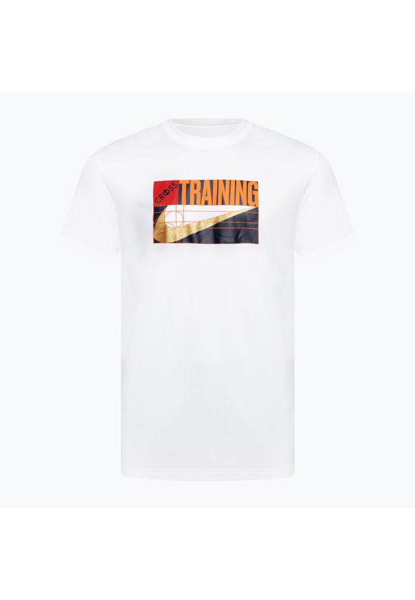 Koszulka treningowa męska Nike Dri-Fit Training. Kolor: biały. Technologia: Dri-Fit (Nike). Sport: fitness
