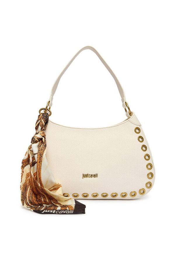 Just Cavalli Torebka 80RA4BF6 ZSB81 Écru. Materiał: skórzane