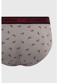 Emporio Armani Underwear Slipy (3-pack) męskie kolor bordowy. Kolor: czerwony #6
