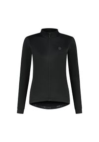 ROGELLI - Bluza rowerowa damska Rogelli Core. Kolor: czarny. Długość rękawa: długi rękaw. Długość: długie. Sezon: lato. Sport: kolarstwo