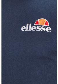 Ellesse - T-shirt SHB06835-White. Okazja: na co dzień. Kolor: niebieski. Materiał: dzianina. Wzór: aplikacja. Styl: casual #5