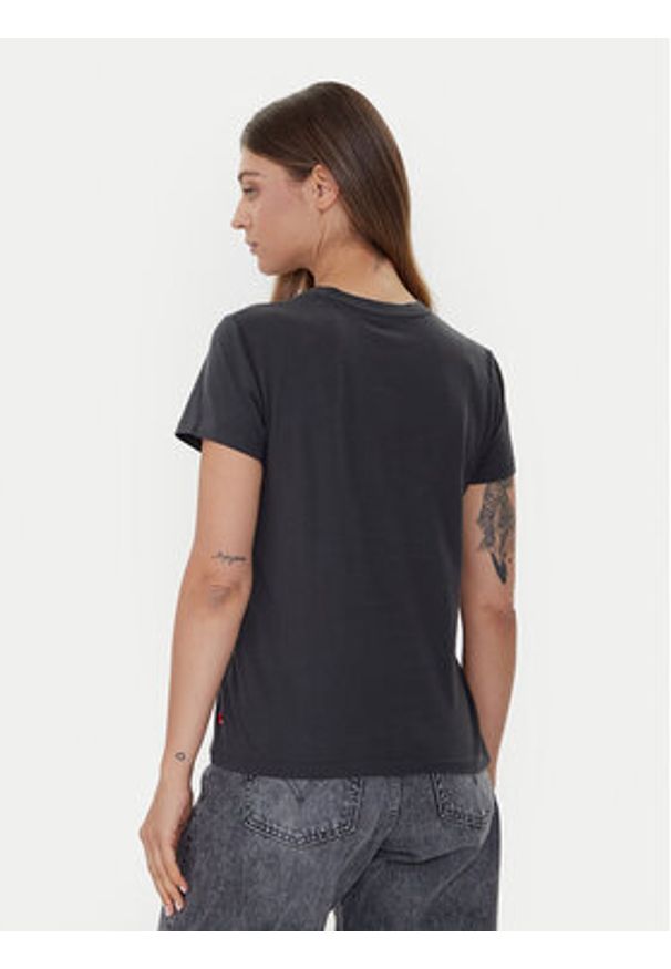 Levi's® T-Shirt The Perfect 17369-3309 Czarny Standard Fit. Kolor: czarny. Materiał: bawełna