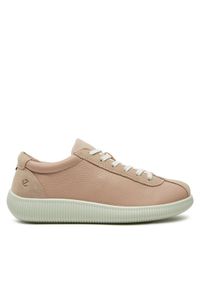 ecco - ECCO Sneakersy Soft Zero W 22025359071 Różowy. Kolor: różowy. Materiał: skóra