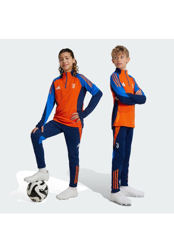 Adidas - Spodnie Juventus Tiro 24 Competition Training Kids. Kolor: niebieski. Materiał: materiał