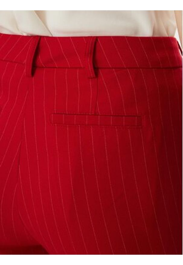 Morgan Spodnie materiałowe 261-PLOVE.F Czerwony Regular Fit. Kolor: czerwony. Materiał: syntetyk, wiskoza