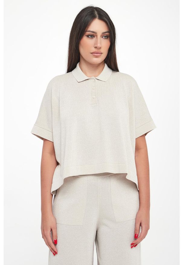 Sweter damski lureksowy PESERICO