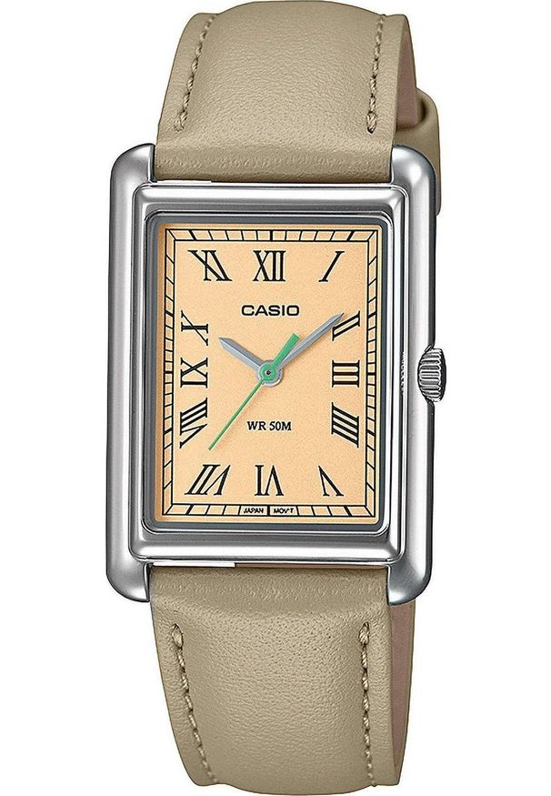 Zegarek Casio Zegarek damski Casio LTP-B165L-5BVEF beżowy. Kolor: beżowy