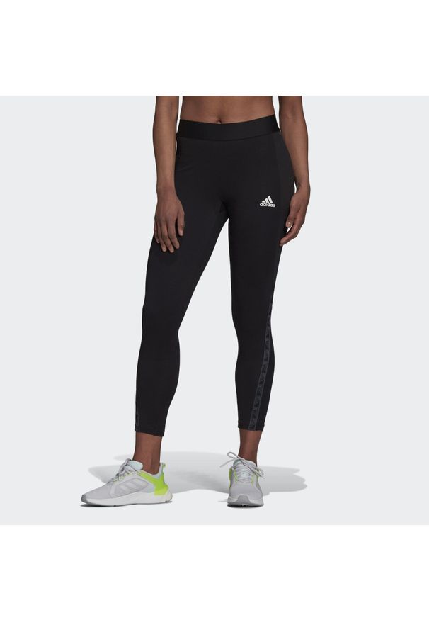 Adidas - Legginsy adidas Designed To Move 7/8 Tight W GS1346. Kolor: czarny. Sport: joga i pilates