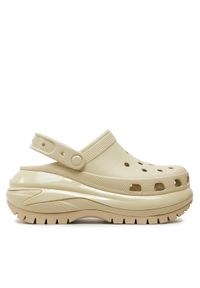 Crocs Klapki Classic Mega Crush Clog 207988 Beżowy. Kolor: beżowy