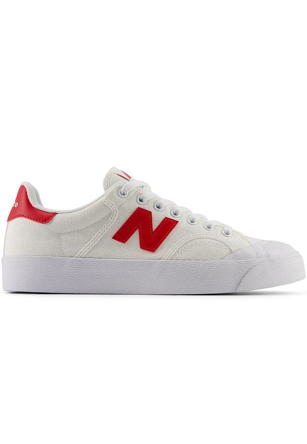 Buty unisex New Balance BB100CRD – białe. Okazja: na co dzień. Kolor: biały. Materiał: guma, syntetyk, materiał. Szerokość cholewki: normalna. Obcas: na platformie