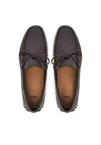BOSS Mokasyny Noel_Mocc_ltlc 50541771 Brązowy. Kolor: brązowy. Materiał: skóra #5