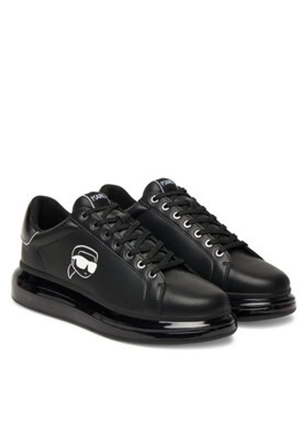 Karl Lagerfeld - KARL LAGERFELD Sneakersy KL52630N Czarny. Kolor: czarny. Materiał: skóra