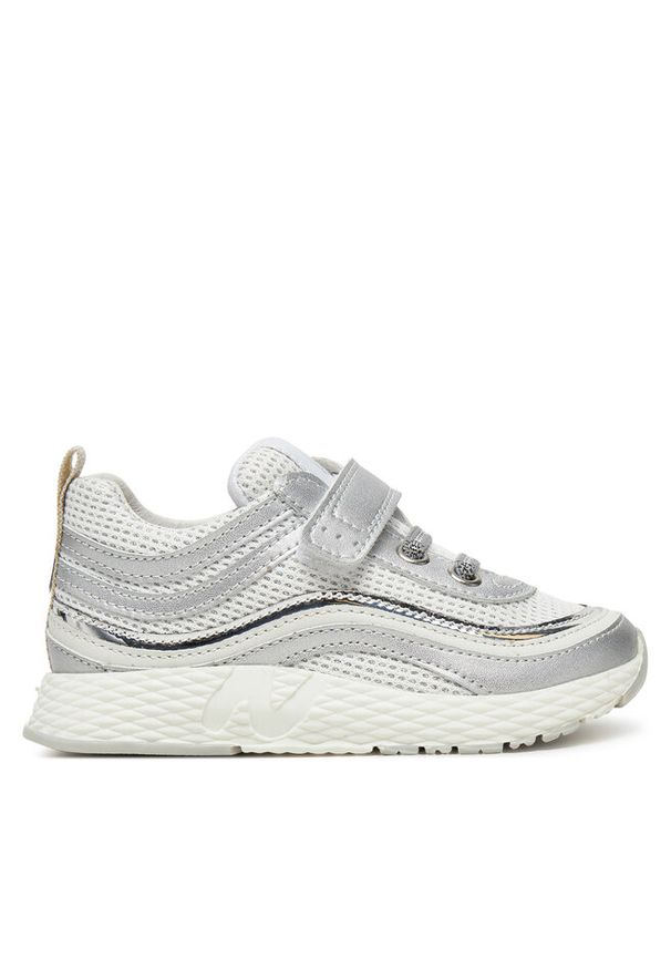 Sneakersy Naturino. Kolor: srebrny