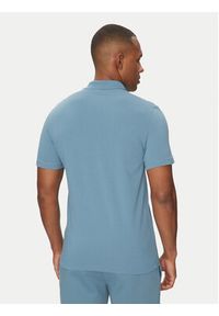Lacoste Polo DH5522 Niebieski Regular Fit. Typ kołnierza: polo. Kolor: niebieski. Materiał: bawełna, syntetyk