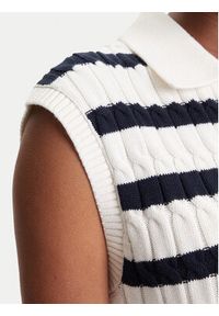 TOMMY HILFIGER - Tommy Hilfiger Sweter WW0WW45655 Granatowy Regular Fit. Kolor: niebieski. Materiał: bawełna #4