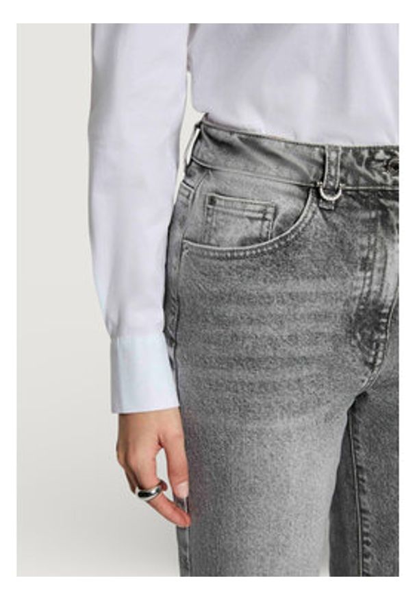 Morgan Jeansy 261-PIGRIM Szary Wide Leg. Kolor: szary