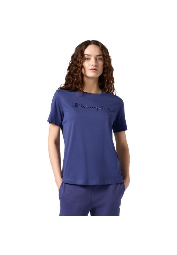 Koszulka damska Champion SS Tee 118382. Kolor: niebieski
