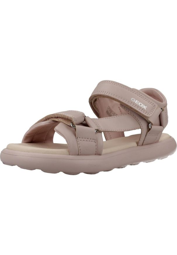 Geox - Sandały GEOX J SANDAL PUFFYPOP GI Rose. Kolor: różowy. Materiał: syntetyk. Sport: turystyka piesza