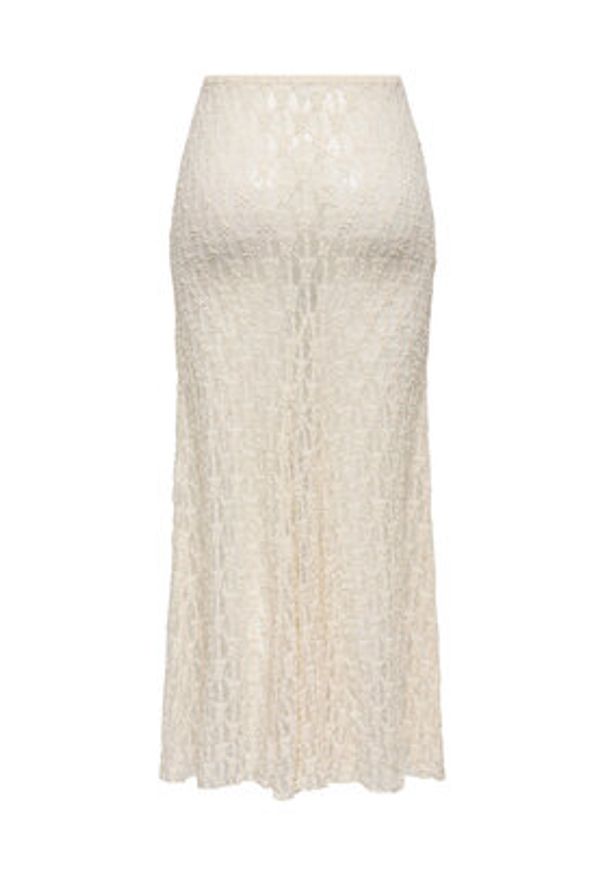 only - ONLY Spódnica maxi Aya 15375833 Brązowy ciemny Regular Fit. Kolor: brązowy. Materiał: syntetyk