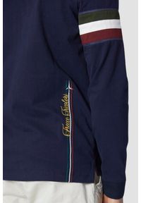 Aeronautica Militare - AERONAUTICA MILITARE Granatowy męski longsleeve polo Jersey, Rozmiar XXL. Typ kołnierza: polo. Kolor: niebieski. Materiał: jersey. Długość rękawa: długi rękaw #4