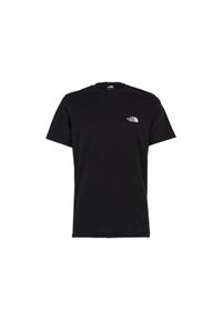 The North Face T-Shirt NSE Box NF0A8C4V Czarny Regular Fit. Kolor: czarny. Materiał: bawełna