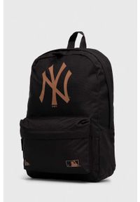 New Era plecak kolor czarny duży z nadrukiem NEW YORK YANKEES. Kolor: czarny. Wzór: nadruk #5